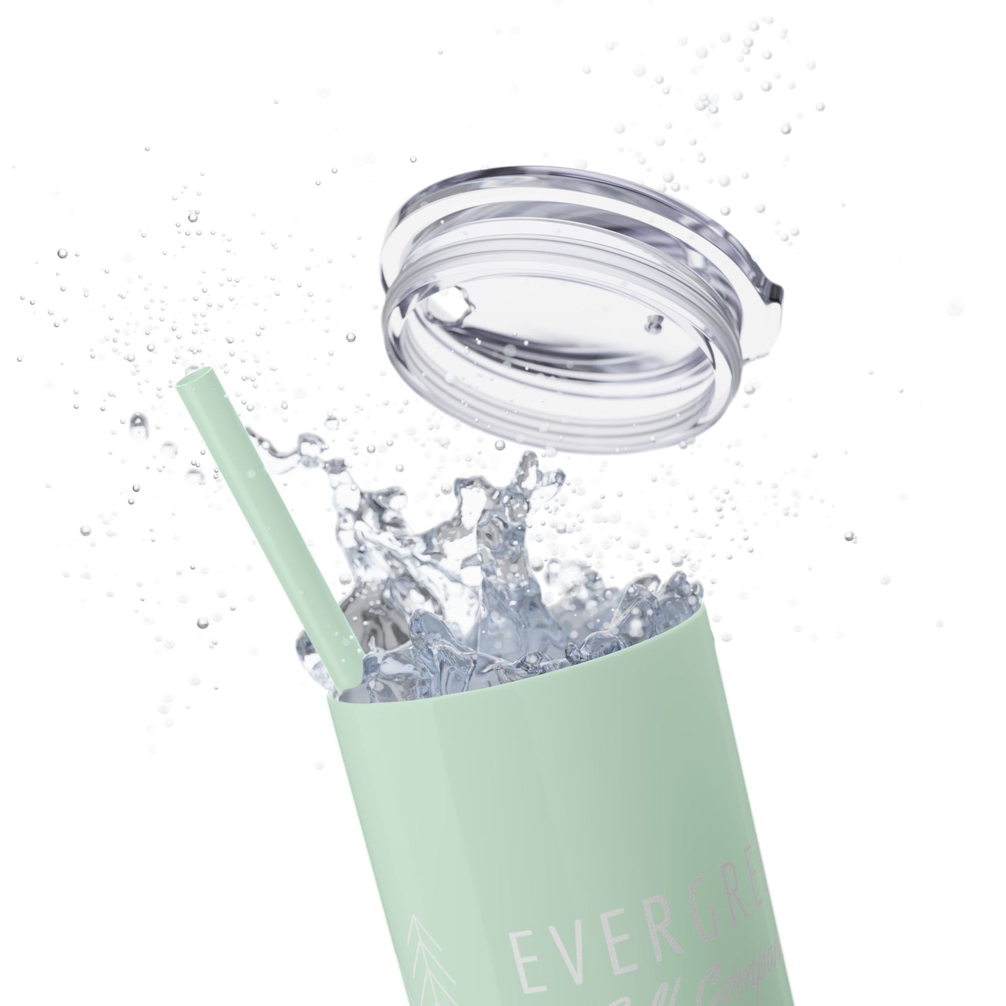 Skinny Tumbler with Straw - 20oz