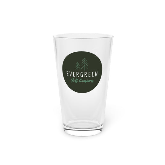 Dark Green Logo Pint Glass